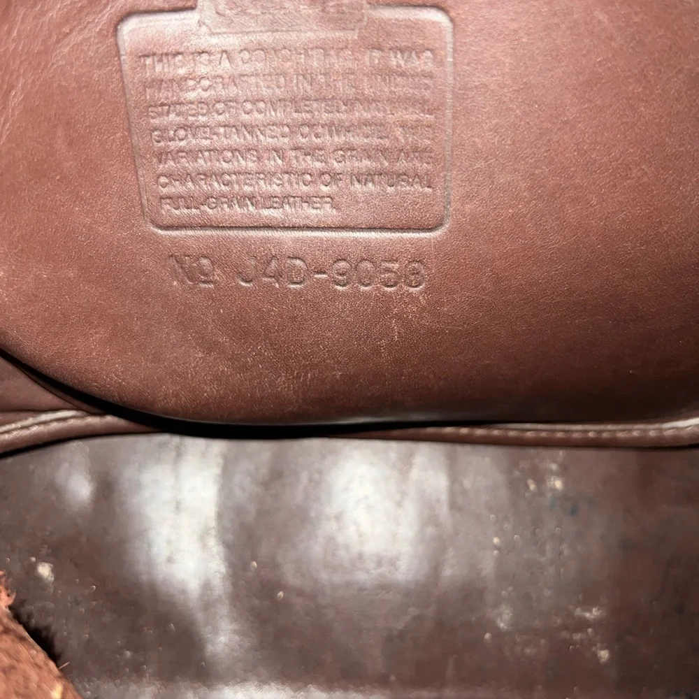 Vintage Coach #9058 Legacy Hobo Bag with Brass Accents - Picture 10 of 12